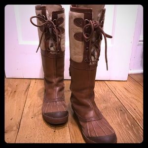 UGG Belcloud Womens Boots Chestnut size 8